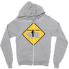 bear shark Zipper Hoodie