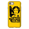 a woman's place is in the resistance iPhone 8 Case