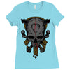 death of guitarist Ladies Fitted T-Shirt