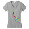 rgb cmyk Women's V-Neck T-Shirt