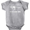 cricket it's an aussie thing Baby Bodysuit
