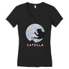 Catzilla Women's V-Neck T-Shirt