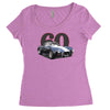 1960 ac cobra, `classic car ideal birthday gift present. Women's Triblend Scoop T-shirt