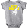 ride the rocket battle gaming Baby Bodysuit