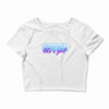 swim like a girl neon Crop Top