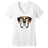 mexican boxer Women's V-Neck T-Shirt