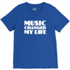 music changed my life V-Neck Tee