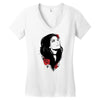 girl roses Women's V-Neck T-Shirt