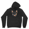 blue and tan frenchie Unisex Hoodie