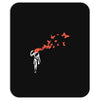 banksy headshot butterfly Mousepad