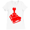 joystick game Ladies Fitted T-Shirt