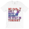 my cat and i stay in tonight T-Shirt