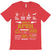 Born April  Multitasking Problem Solving Tees T-Shirt
