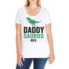Daddysaurus Ladies Curvy T-Shirt