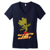 get into the groot! Women's V-Neck T-Shirt