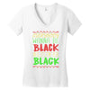 everybody wanna be black Women's V-Neck T-Shirt