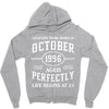 legends were born in october genuıne 1996 qualıty one kind of aged l Zipper Hoodie