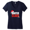 banter claus funny Women's V-Neck T-Shirt