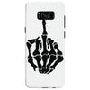 middle finger skeleton bone skull grafitti art Samsung Galaxy S8