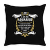I Am An Aquarius Throw Pillow