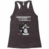 anxious cat Racerback Tank