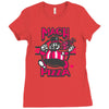 mach pizza Ladies Fitted T-Shirt