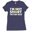 small tiny little shorty person gift tee Ladies Fitted T-Shirt
