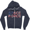 United States Space Force American Flag Zipper Hoodie