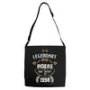 legendary riders are born in 1998 Adjustable Strap Totes