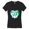 World's Best Dad Looks Like Women's V-Neck T-Shirt