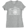 photographer camera Ladies Fitted T-Shirt