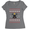 darth vader christmas ugly Women's Triblend Scoop T-shirt