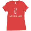 save the ales Ladies Fitted T-Shirt