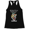 my body is a garden, not a graveyard black Racerback Tank