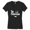 the fisherman Women's V-Neck T-Shirt