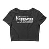 money can't buy you happyness, but hookers and coke don't make me sad Crop Top
