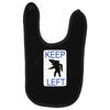 keep left shark Baby Bibs