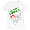 army sniper Ladies Fitted T-Shirt