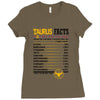 Taurus Facts Servings Per Container Ladies Fitted T-Shirt