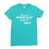 because america Ladies Fitted T-Shirt