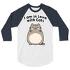 i am in love with cats 3/4 Sleeve Shirt