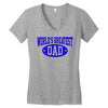 world greatest dad Women's V-Neck T-Shirt