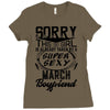 This Girl Is Taken By A Super Sexy March Boyfriend Ladies Fitted T-Shirt