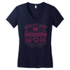 world's most awesome mom Women's V-Neck T-Shirt