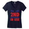 2nd amendment in use Women's V-Neck T-Shirt