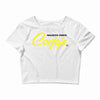 negative press covfefe Crop Top