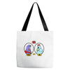 eggplant wizard and king hippo Tote Bags