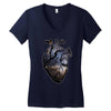 galaxy heart Women's V-Neck T-Shirt