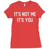 it's not me it's you Ladies Fitted T-Shirt