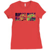 where else would you rather be than right here right now Ladies Fitted T-Shirt